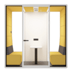 soundproof box, Model L. Yellow color