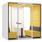 soundproof box model L with foam right side view