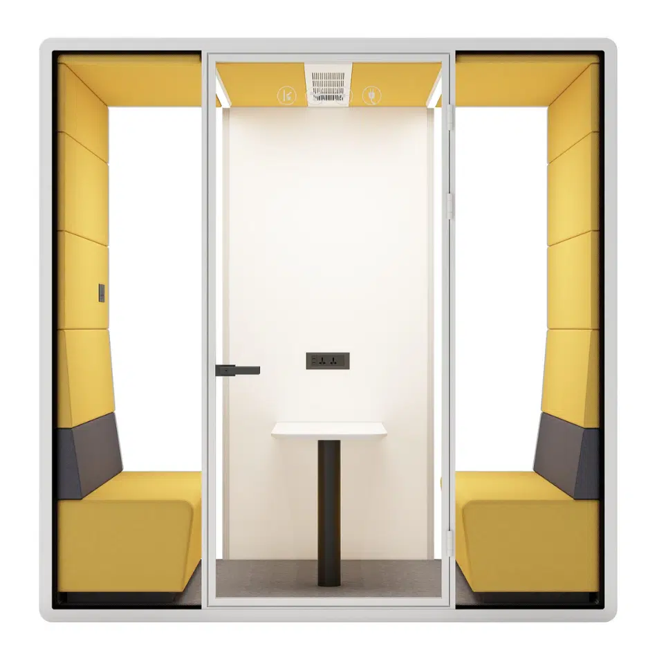 soundproof box​, Model L. Yellow color