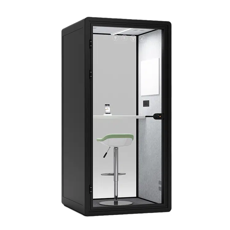 Black Color phone booth