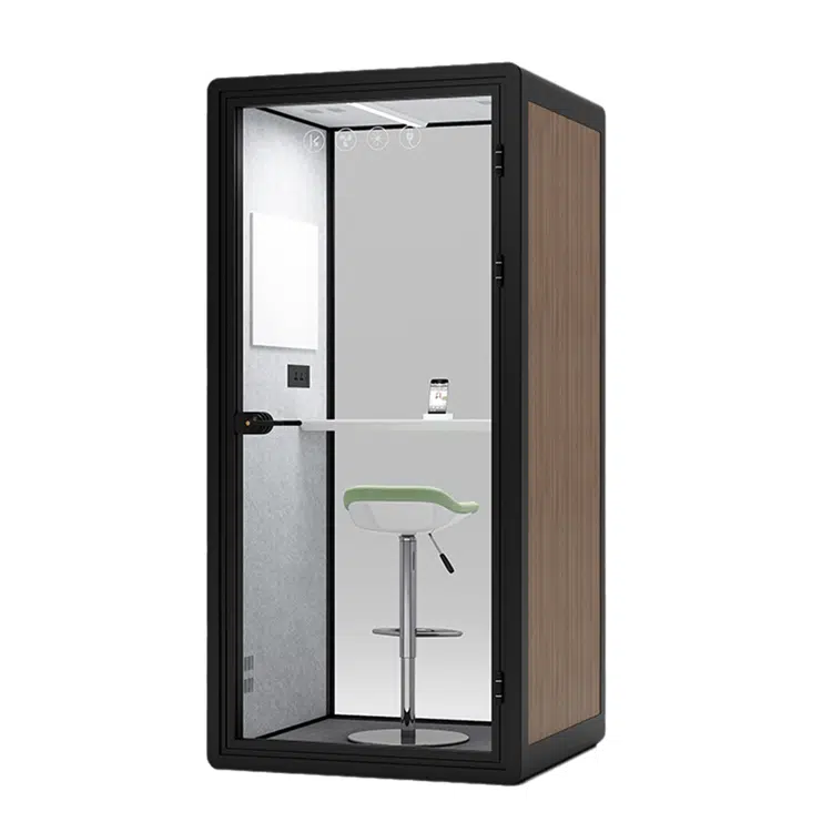 Brown color S(7) phone booth
